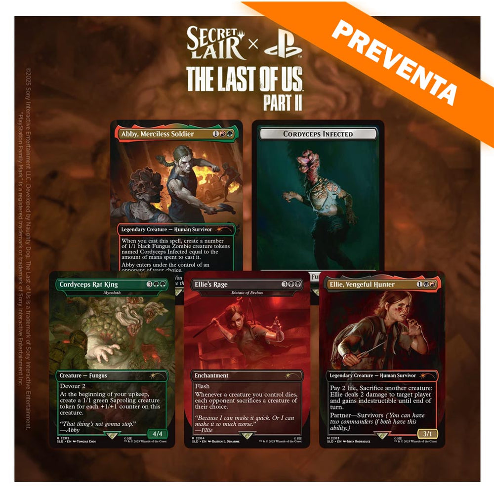 Magic: The Gathering Secret Lair: The PlayStation Superdrop Secret Lair x The Last of Us Part II PREVENTA