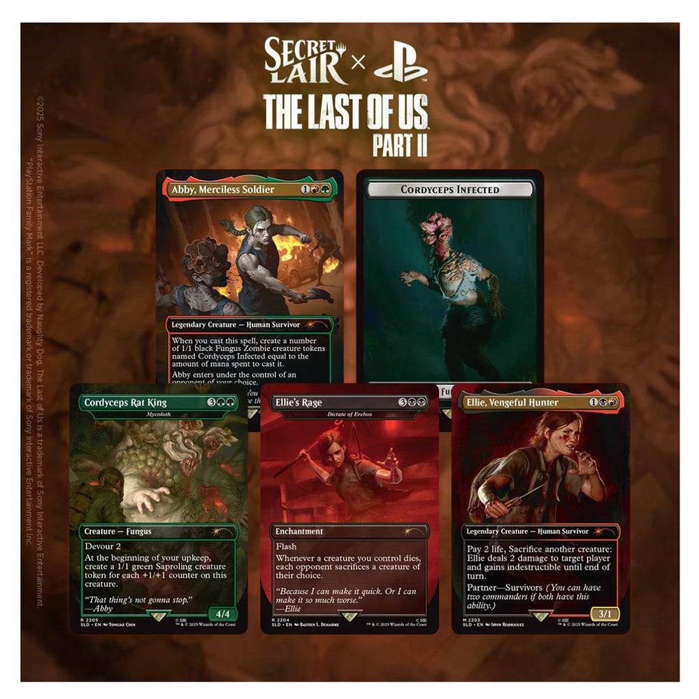Magic: The Gathering: Secret Lair: The PlayStation Superdrop Secret Lair x The Last of Us Part II
