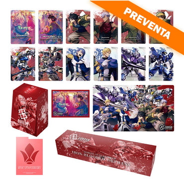 Gundam Card Game: PREMIUM BANDAI Premium Accesory Set Mobile Suit Gundam Iron Blooded Orphans PREVENTA
