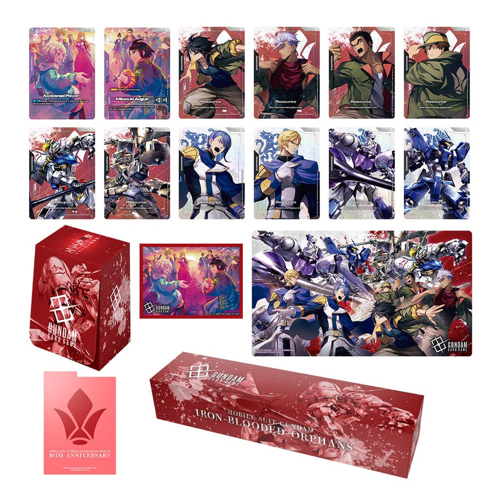 Gundam Card Game: PREMIUM BANDAI Premium Accesory Set Mobile Suit Gundam Iron Blooded Orphans