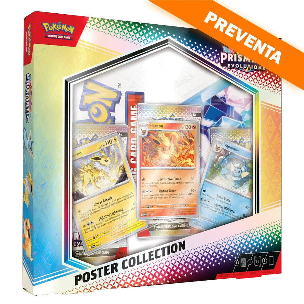 Scarlet & Violet 8.5 - Prismatic Evolutions - Poster Collection PREVENTA