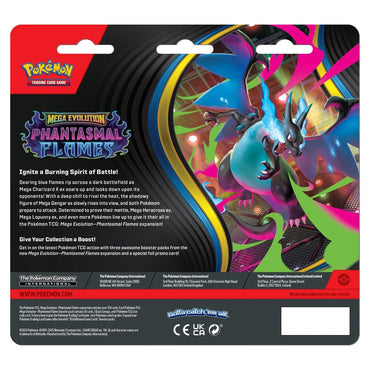 Pokémon TCG: Mega Evolution: Phantasmal Flames 3 Pack Blister (Weavile)