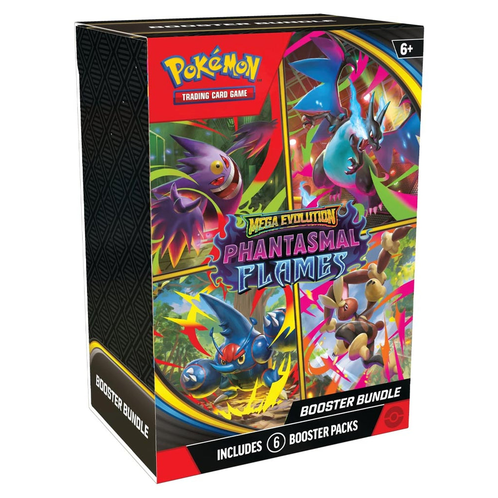 Pokémon TCG: Mega Evolution: Phantasmal Flames Booster Bundle 6ct.