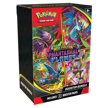 Pokémon TCG: Mega Evolution: Phantasmal Flames Booster Bundle 6ct.