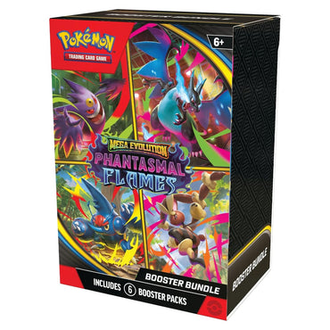 Pokémon TCG: Mega Evolution: Phantasmal Flames Booster Bundle 6ct.