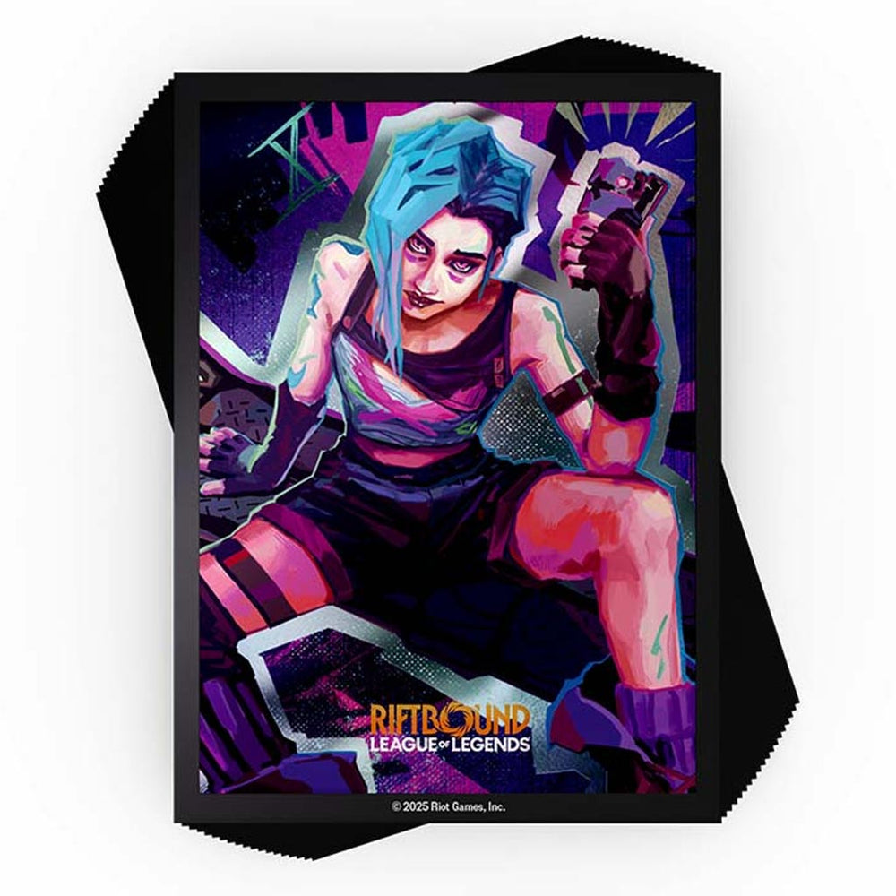 Riftbound: League of Legends TCG Origins Jinx Art Card Sleeves (100ct)