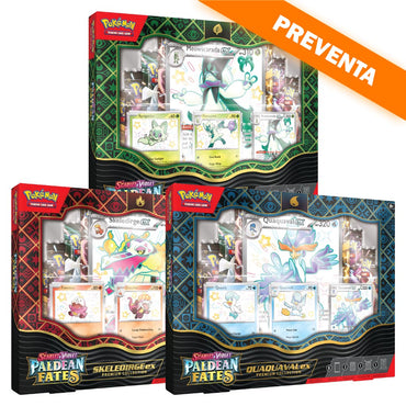 Paldean Fates - ex Premium Collection (SET DE 3) PREVENTA