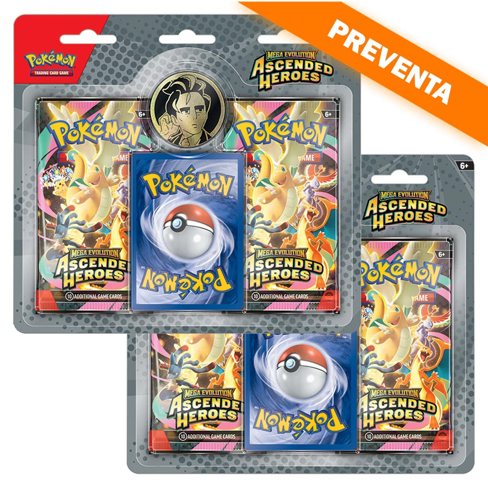 Pokémon TCG: Mega Evolution: Ascended Heroes 2 Pack Collection (Erika/Larry) (PAR) PREVENTA
