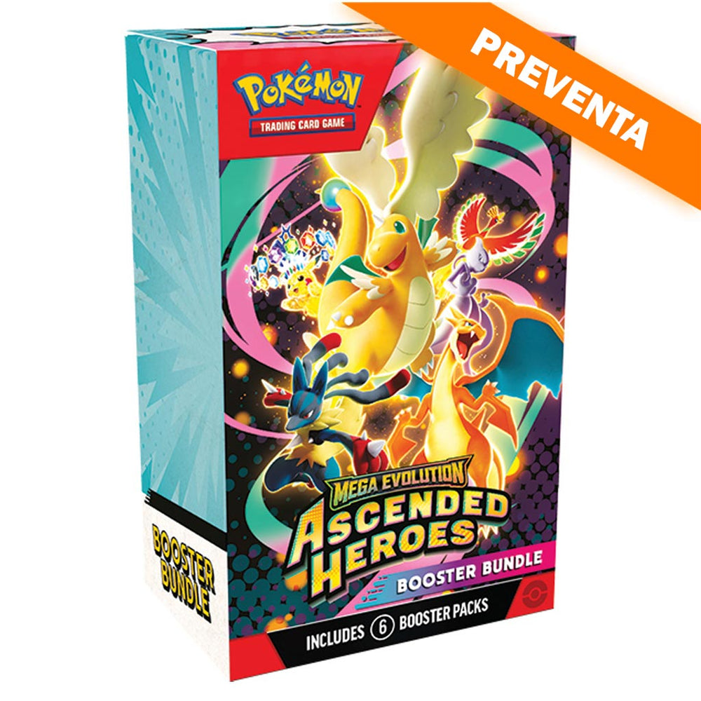 Pokémon TCG: Mega Evolution: Ascended Heroes Booster Bundle PREVENTA