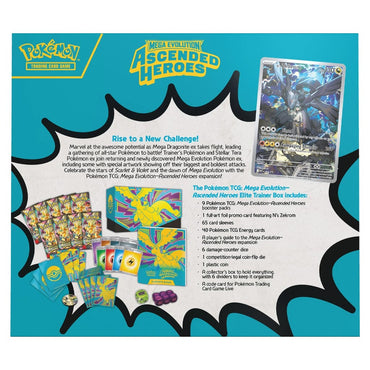 Pokémon TCG: Mega Evolution: Ascended Heroes Elite Trainer Box (ESPAÑOL)