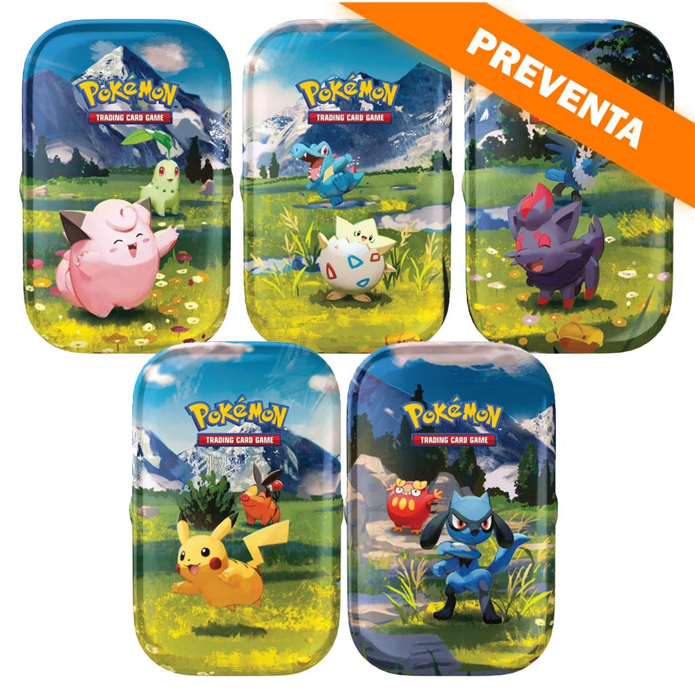 Pokémon TCG: Mega Evolution: Ascended Heroes Mini Tin (Set de 5) PREVENTA