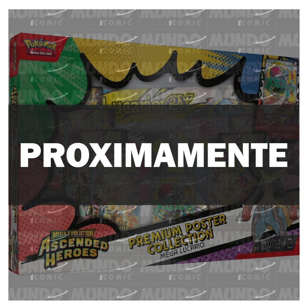 Pokémon TCG: Mega Evolution: Ascended Heroes Premium Poster Collection (Mega Lucario ex)