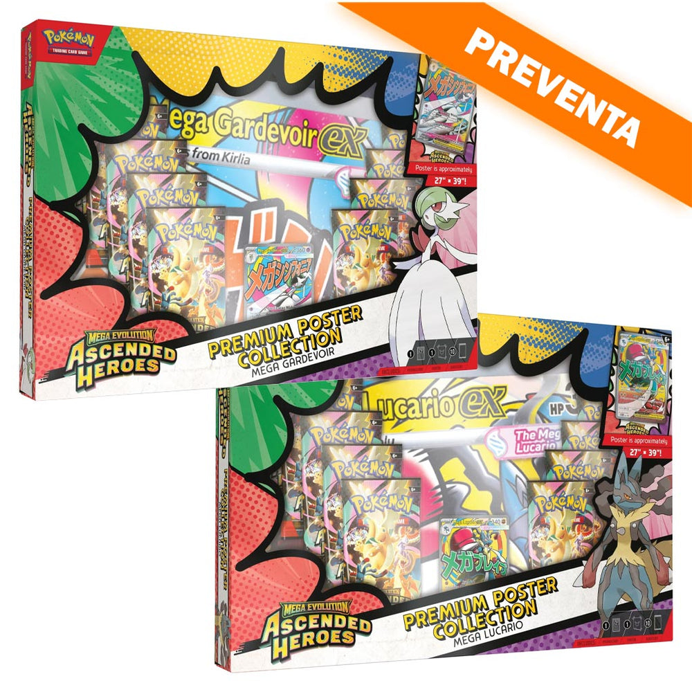 Pokémon TCG: Mega Evolution: Ascended Heroes Premium Poster Collection (PAR) PREVENTA