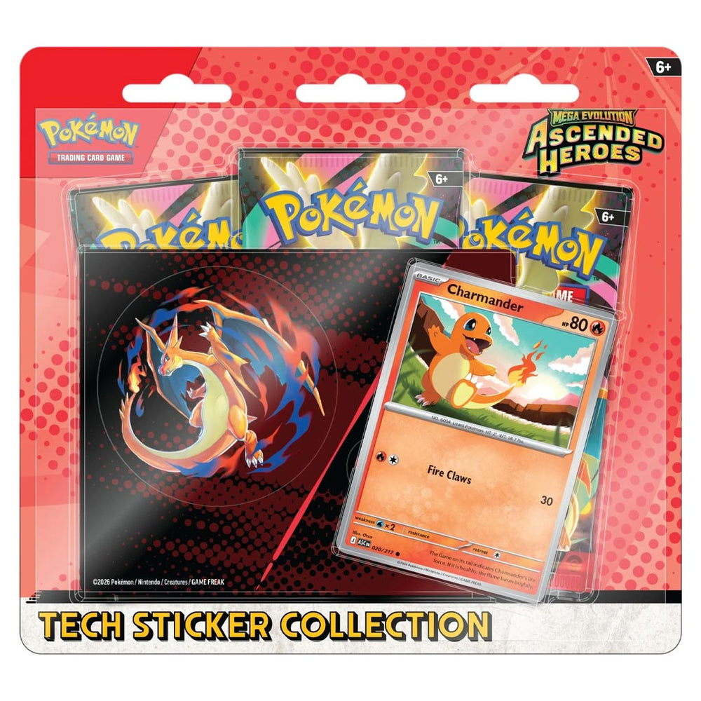 Pokémon TCG: Mega Evolution: Ascended Heroes Tech Sticker Collection (Charmander)