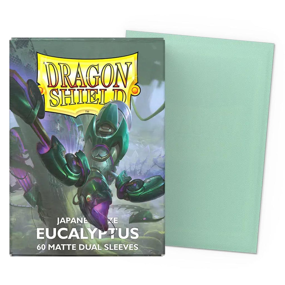 Dragon Shield: Sleeves: Eucalyptus Matte Dual Sleeves (Japanese Size) (60 ct.)