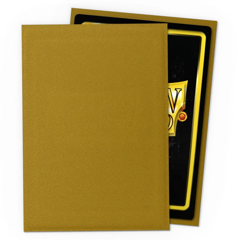 Dragon Shield: Sleeves: Gold Matte Sleeves (Japanese Size) (60 ct.)