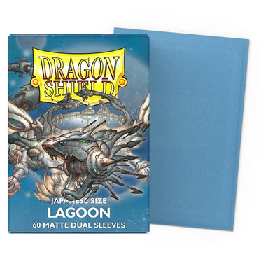 Dragon Shield: Sleeves: Lagoon Matte Dual Sleeves (Japanese Size) (60 ct.)