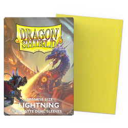 Dragon Shield: Sleeves: Lightning Matte Dual Sleeves (Japanese Size) (60 ct.)