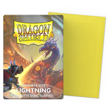 Dragon Shield: Sleeves: Lightning Matte Dual Sleeves (Japanese Size) (60 ct.)