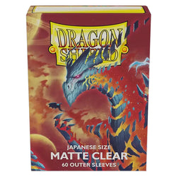 Dragon Shield: Sleeves: Clear Matte Outer Sleeves (Japanese Size) (60 ct.)