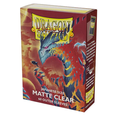 Dragon Shield: Sleeves: Clear Matte Outer Sleeves (Japanese Size) (60 ct.)