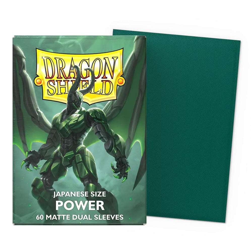 Dragon Shield: Sleeves: Power Matte Dual Sleeves (Japanese Size) (60 ct.)