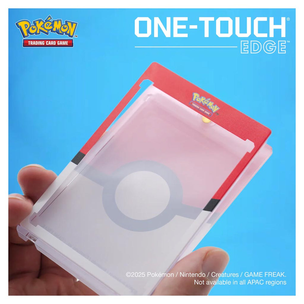 Ultra Pro: Single 35pt ONE TOUCH Edge Poké Ball Printed Magnetic Card Holder for Pokémon