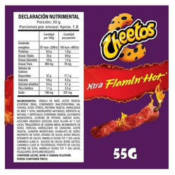 Sabritas: Cheetos Xtra Flamin' Hot 55 g