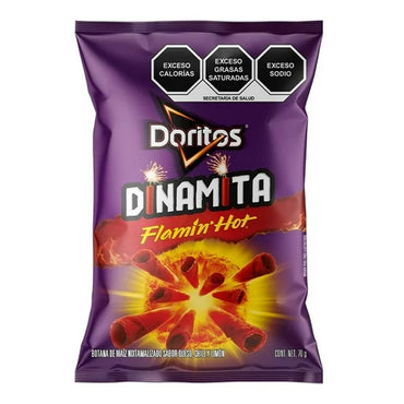 Sabritas: Doritos Dinamita Flamin' Hot 70 g
