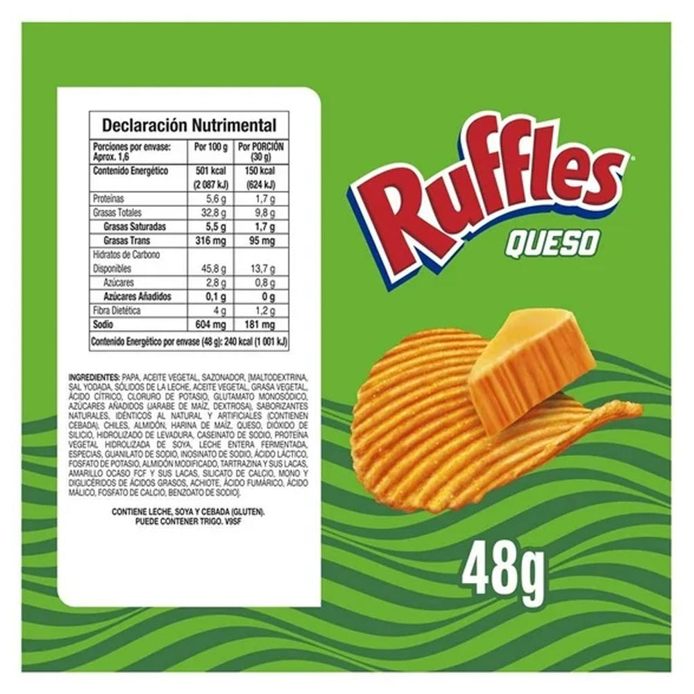 Sabritas: Ruffles Queso 48 g