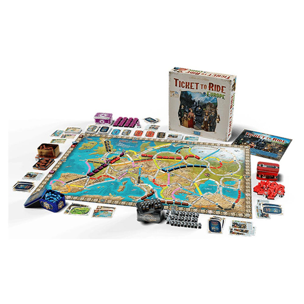 Days of Wonder: Ticket to Ride: Europe: 15th Anniversary Edition
