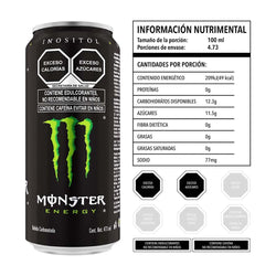 Coca Cola: Bebida Energética Monster Energy 473 ml