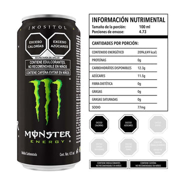 Coca Cola: Bebida Energética Monster Energy 473 ml