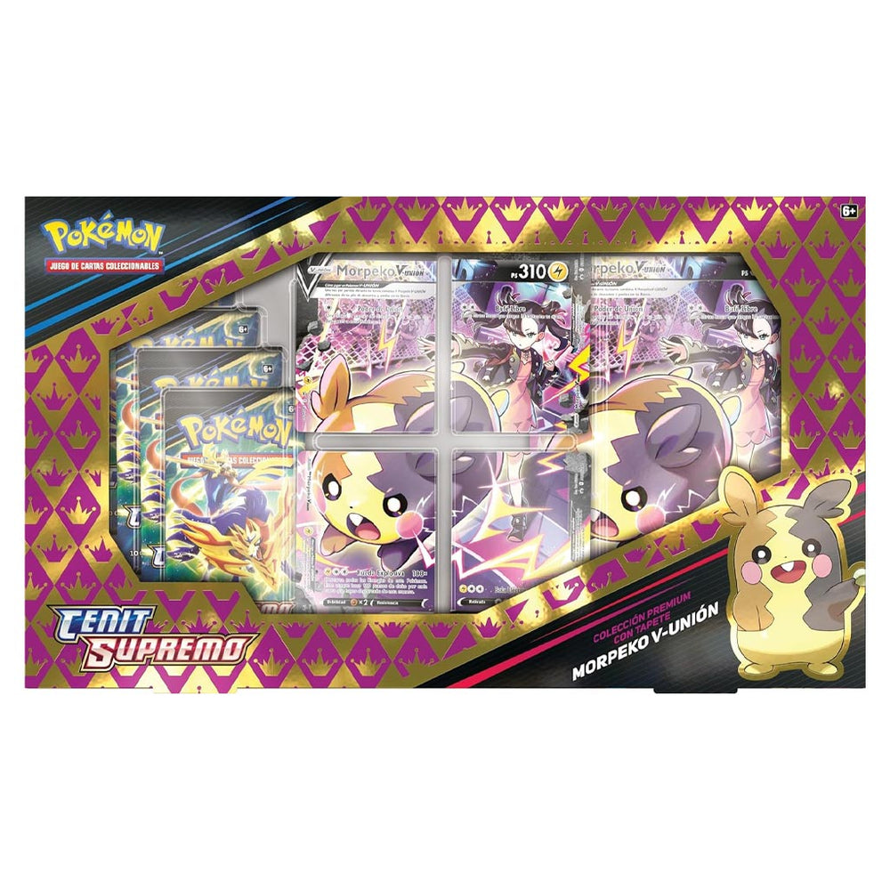 Pokémon TCG: Sword & Shield: Crown Zenith Crown Zenith Premium Playmat Collection (Morpeko V UNION) (ESPAÑOL)