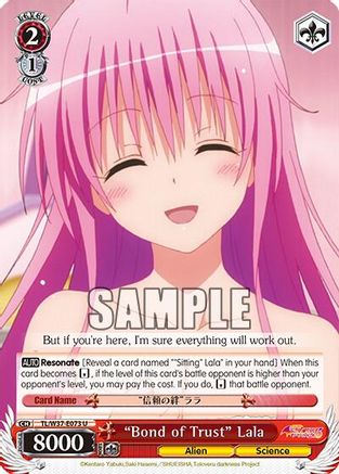 "Bond of Trust" Lala (TL/W37-E073 U) [To Loveru Darkness 2nd]