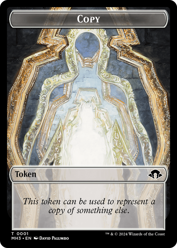 Thopter (Ripple Foil) // Copy Double-Sided Token [Modern Horizons 3 Commander Tokens]