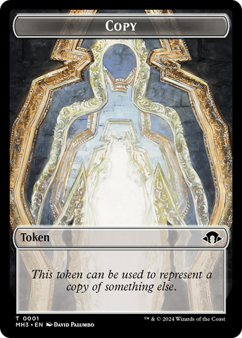 Thopter (Ripple Foil) // Copy Double-Sided Token [Modern Horizons 3 Commander Tokens]
