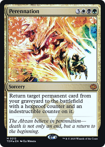 Perennation [Tarkir: Dragonstorm Prerelease Cards]