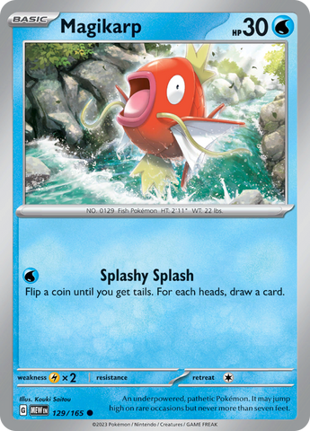 Magikarp (129/165) [Scarlet & Violet 151]