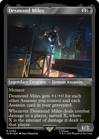 Desmond Miles (Foil Etched) [Assassin's Creed]