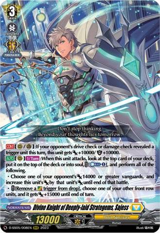 Divine Knight of Deeply-laid Strategems, Sajess (D-SS05/008EN) [Festival Booster 2023]