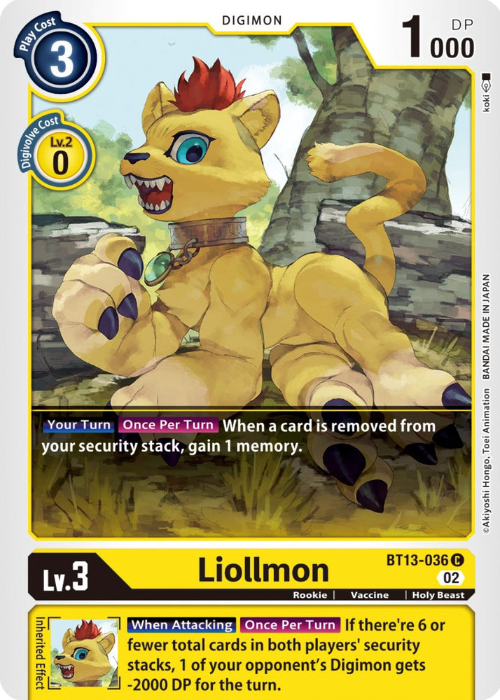 Liollmon [BT13-036] [Versus Royal Knights Booster]