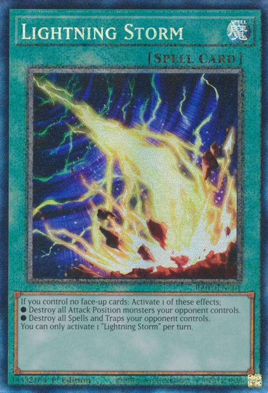 Lightning Storm [RA01-EN061] Prismatic Collector's Rare