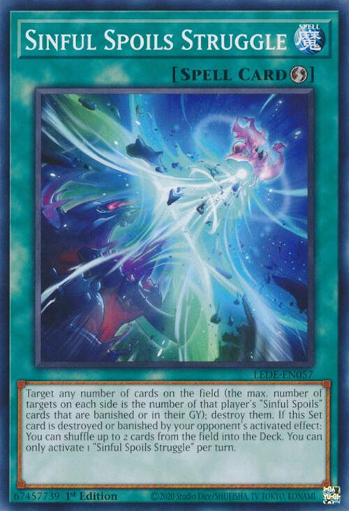 sinful spoils yugioh deck Yugioh! 1x WANTED: Seeker of (RA03 then target 1 face YGOrganization | The Battle for
