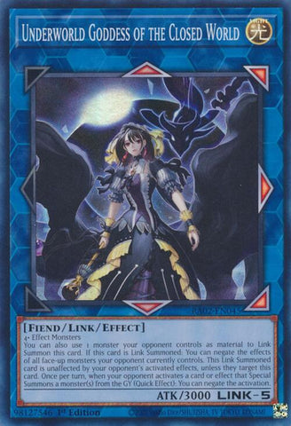 Underworld Goddess of the Closed World [RA02-EN045] Super Rare