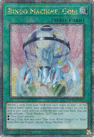 Bingo Machine, Go!!! (Quarter Century Secret Rare) [RA02-EN062] Quarter Century Secret Rare