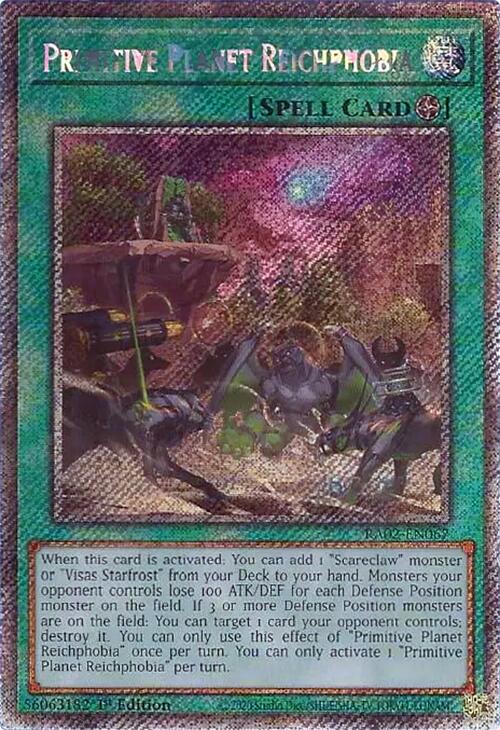 Primitive Planet Reichphobia (Platinum Secret Rare) [RA02-EN067] Platinum Secret Rare