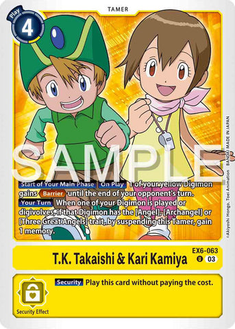T.K. Takaishi & Kari Kamiya [EX6-063] [Infernal Ascension]
