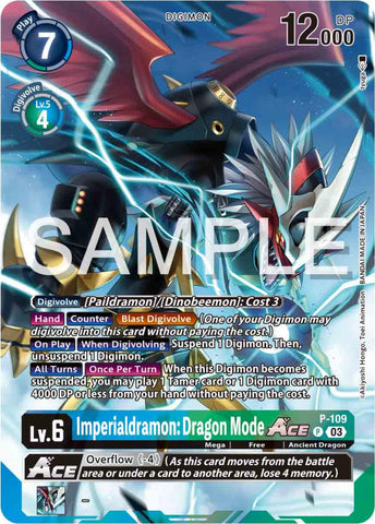 Imperialdramon: Dragon Mode ACE [P-109] (Digimon Adventure 02: The Beginning Set) [Promotional Cards]