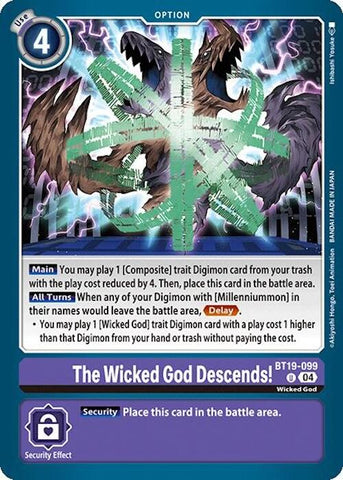 The Wicked God Descends! [BT19-099] [Release Special Booster Ver.2.0]